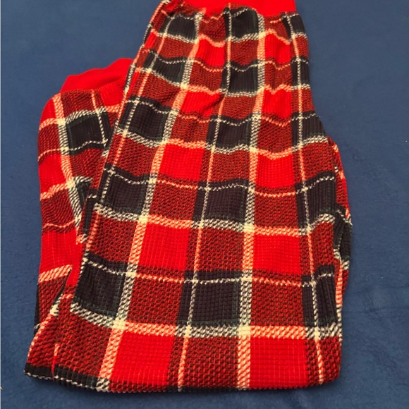 Eddie Bauer Kids Red Plaid Pants - Picture 1 of 3